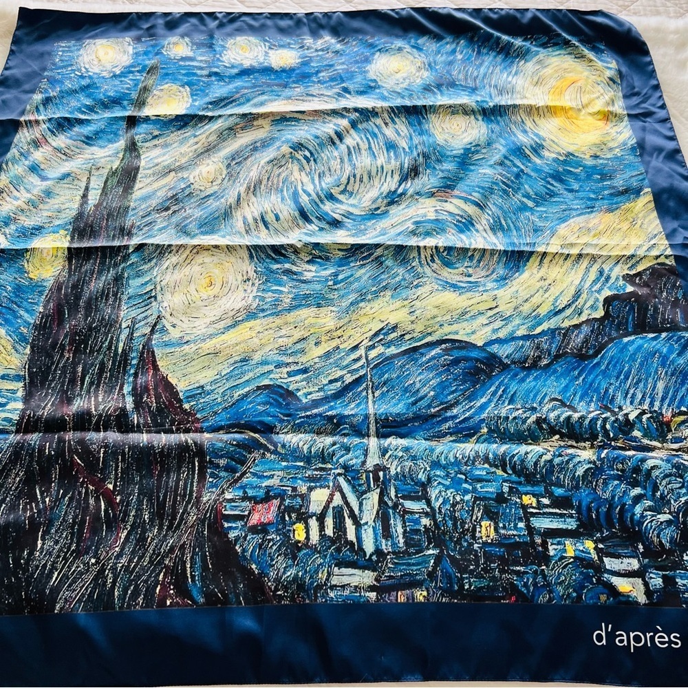 Van Gogh Oil Painting Square Scarves New Scarf